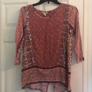 Lucky Brand 3/4 Sleeve Shirt